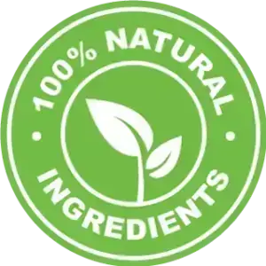 100% natural ingredients